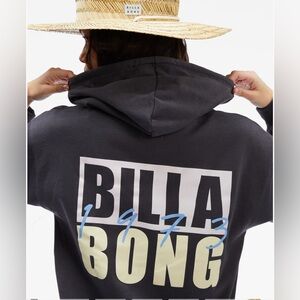 NWOT Billabong 1973 Charcoal Hoodie, Size XS